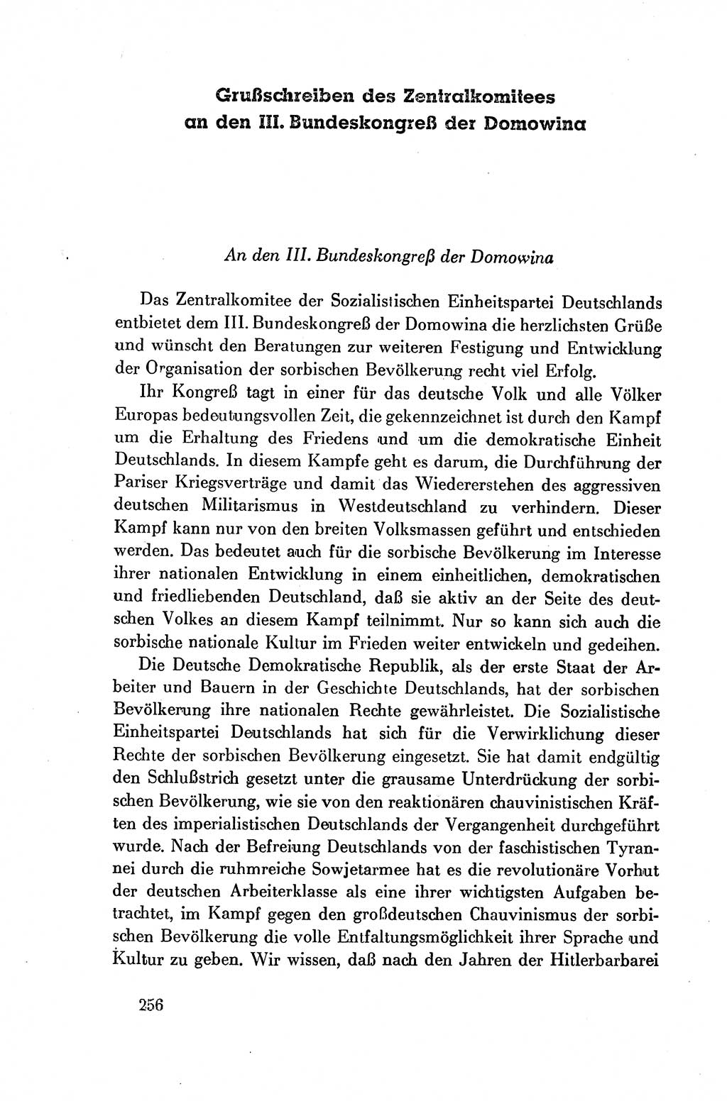 Dokumente der Sozialistischen Einheitspartei Deutschlands (SED) [Deutsche Demokratische Republik (DDR)] 1954-1955, Seite 256 (Dok. SED DDR 1954-1955, S. 256)