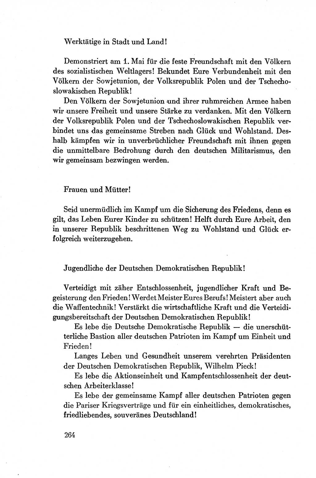 Dokumente der Sozialistischen Einheitspartei Deutschlands (SED) [Deutsche Demokratische Republik (DDR)] 1954-1955, Seite 264 (Dok. SED DDR 1954-1955, S. 264)