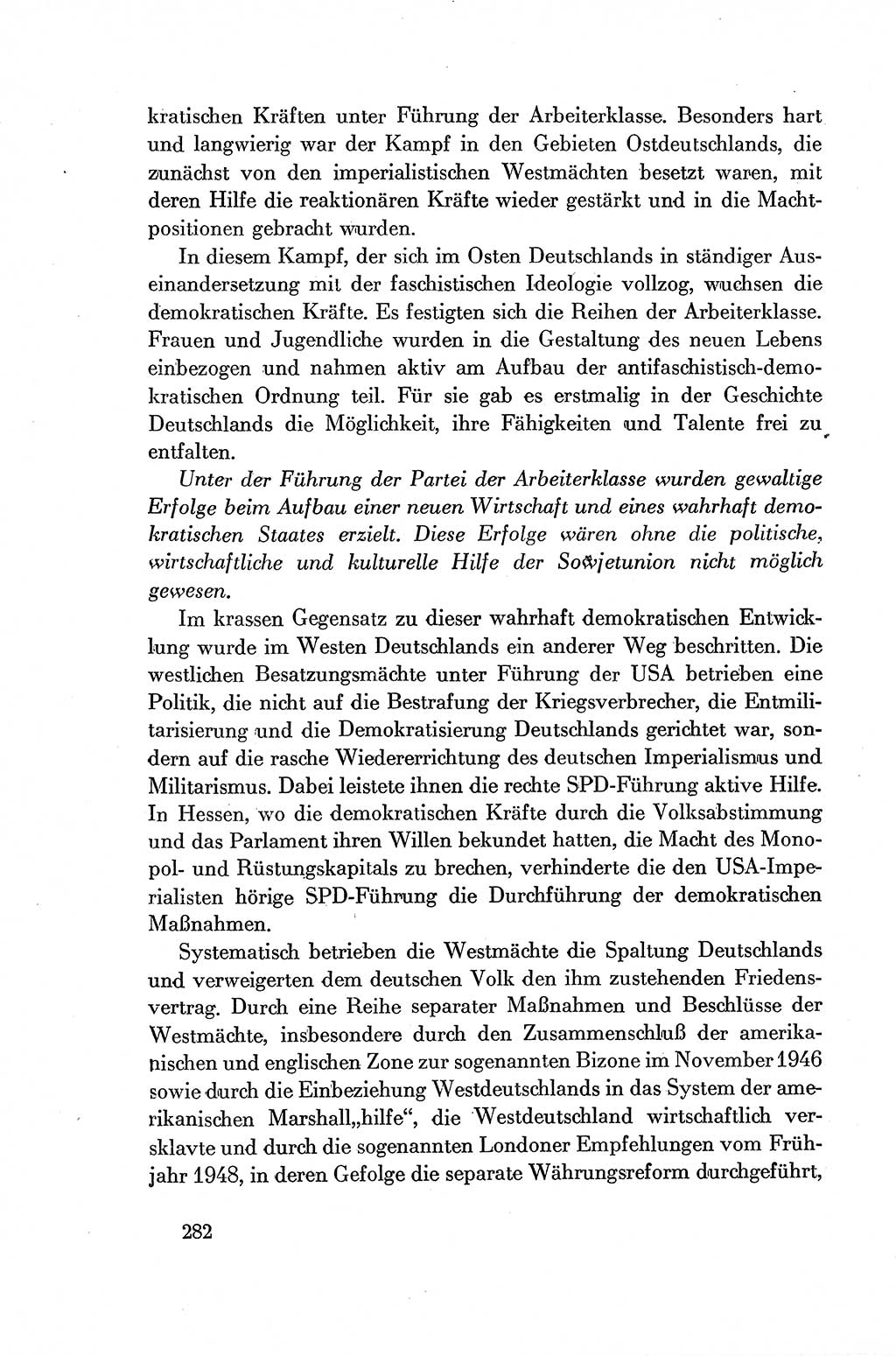 Dokumente der Sozialistischen Einheitspartei Deutschlands (SED) [Deutsche Demokratische Republik (DDR)] 1954-1955, Seite 282 (Dok. SED DDR 1954-1955, S. 282)