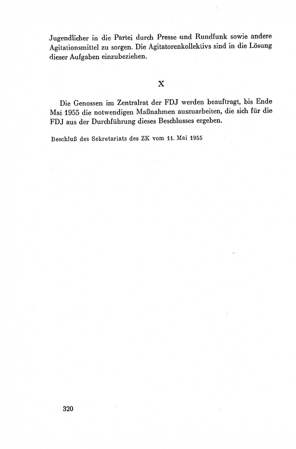 Dokumente der Sozialistischen Einheitspartei Deutschlands (SED) [Deutsche Demokratische Republik (DDR)] 1954-1955, Seite 320 (Dok. SED DDR 1954-1955, S. 320)