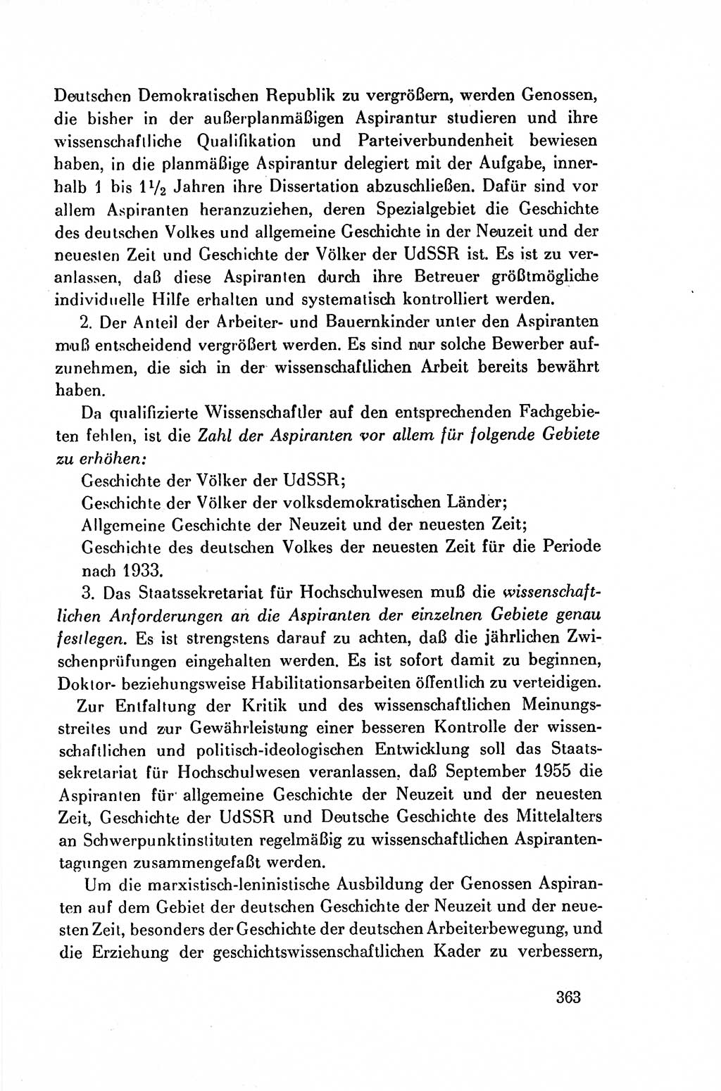 Dokumente der Sozialistischen Einheitspartei Deutschlands (SED) [Deutsche Demokratische Republik (DDR)] 1954-1955, Seite 363 (Dok. SED DDR 1954-1955, S. 363)