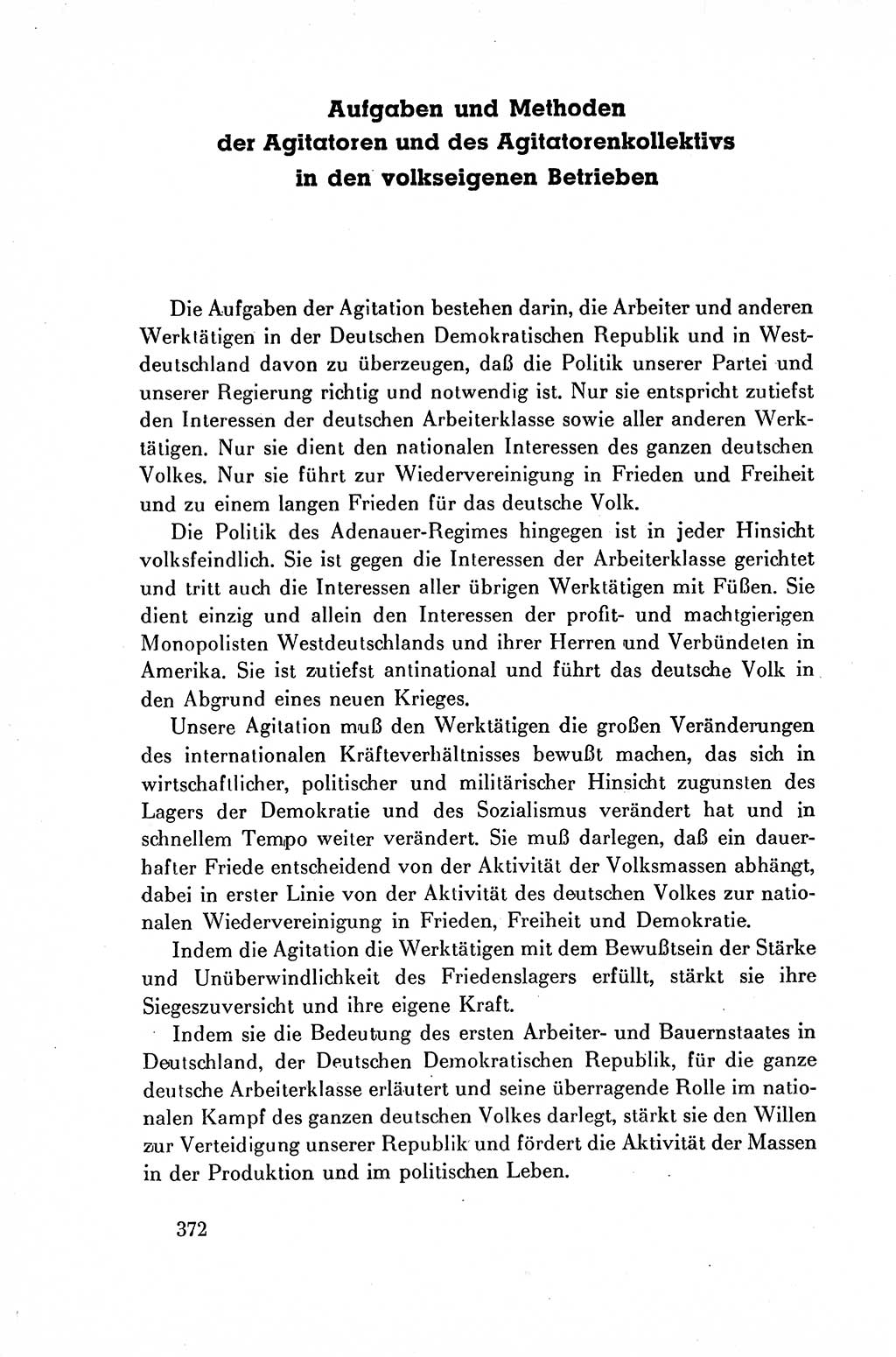 Dokumente der Sozialistischen Einheitspartei Deutschlands (SED) [Deutsche Demokratische Republik (DDR)] 1954-1955, Seite 372 (Dok. SED DDR 1954-1955, S. 372)