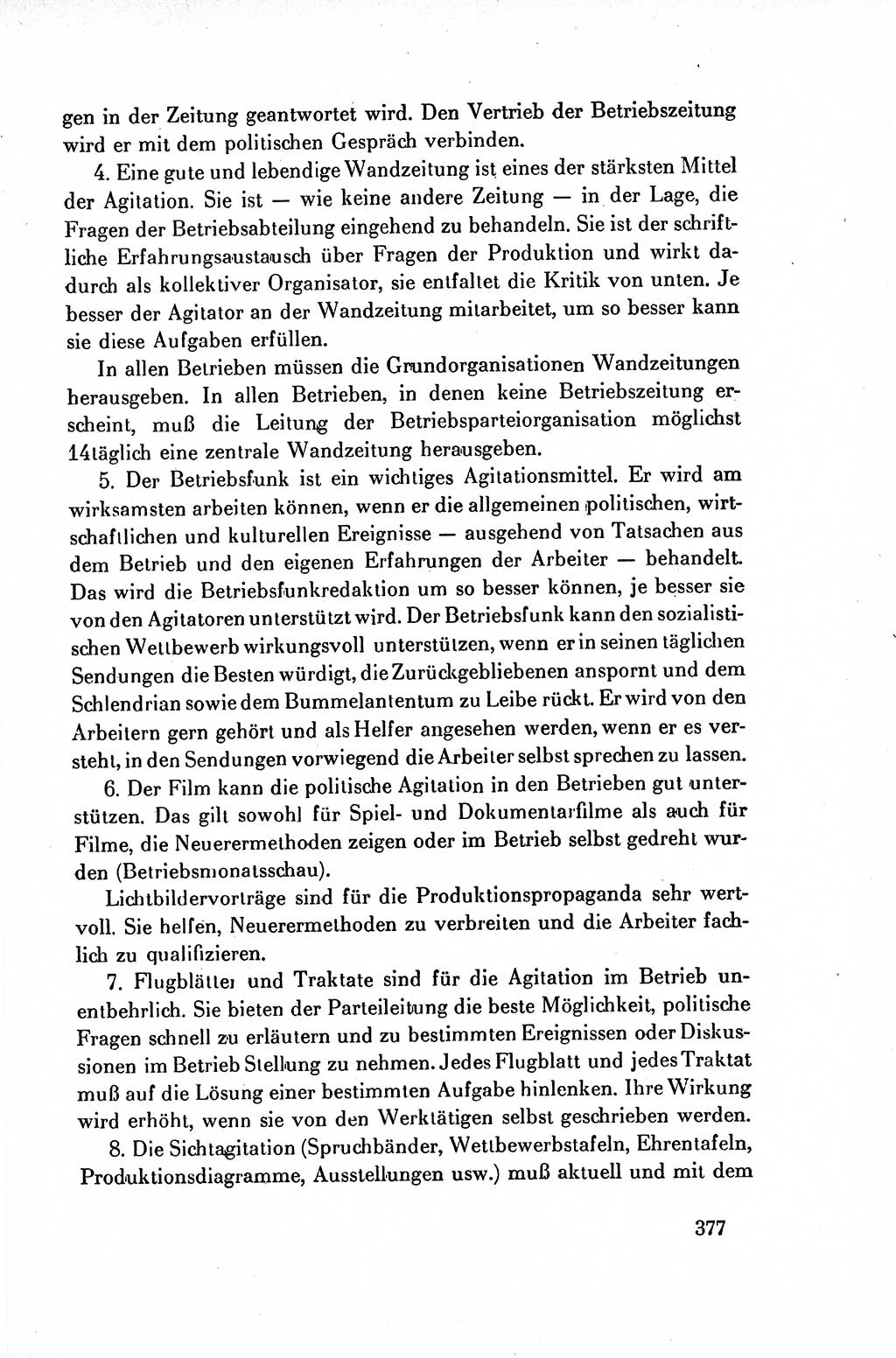 Dokumente der Sozialistischen Einheitspartei Deutschlands (SED) [Deutsche Demokratische Republik (DDR)] 1954-1955, Seite 377 (Dok. SED DDR 1954-1955, S. 377)