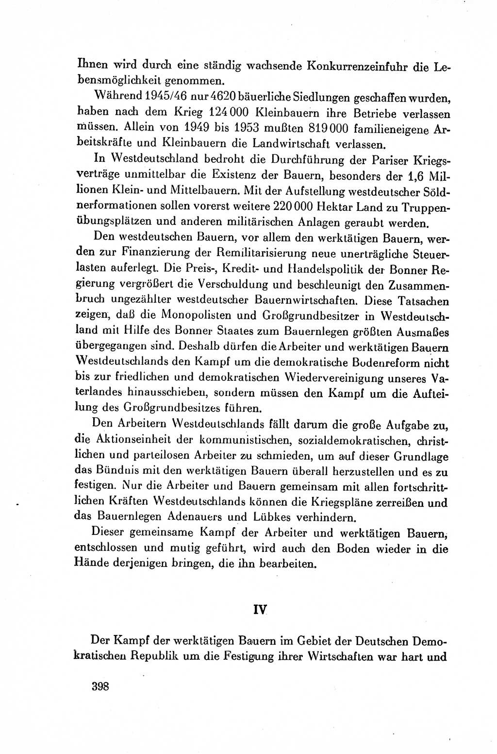 Dokumente der Sozialistischen Einheitspartei Deutschlands (SED) [Deutsche Demokratische Republik (DDR)] 1954-1955, Seite 398 (Dok. SED DDR 1954-1955, S. 398)