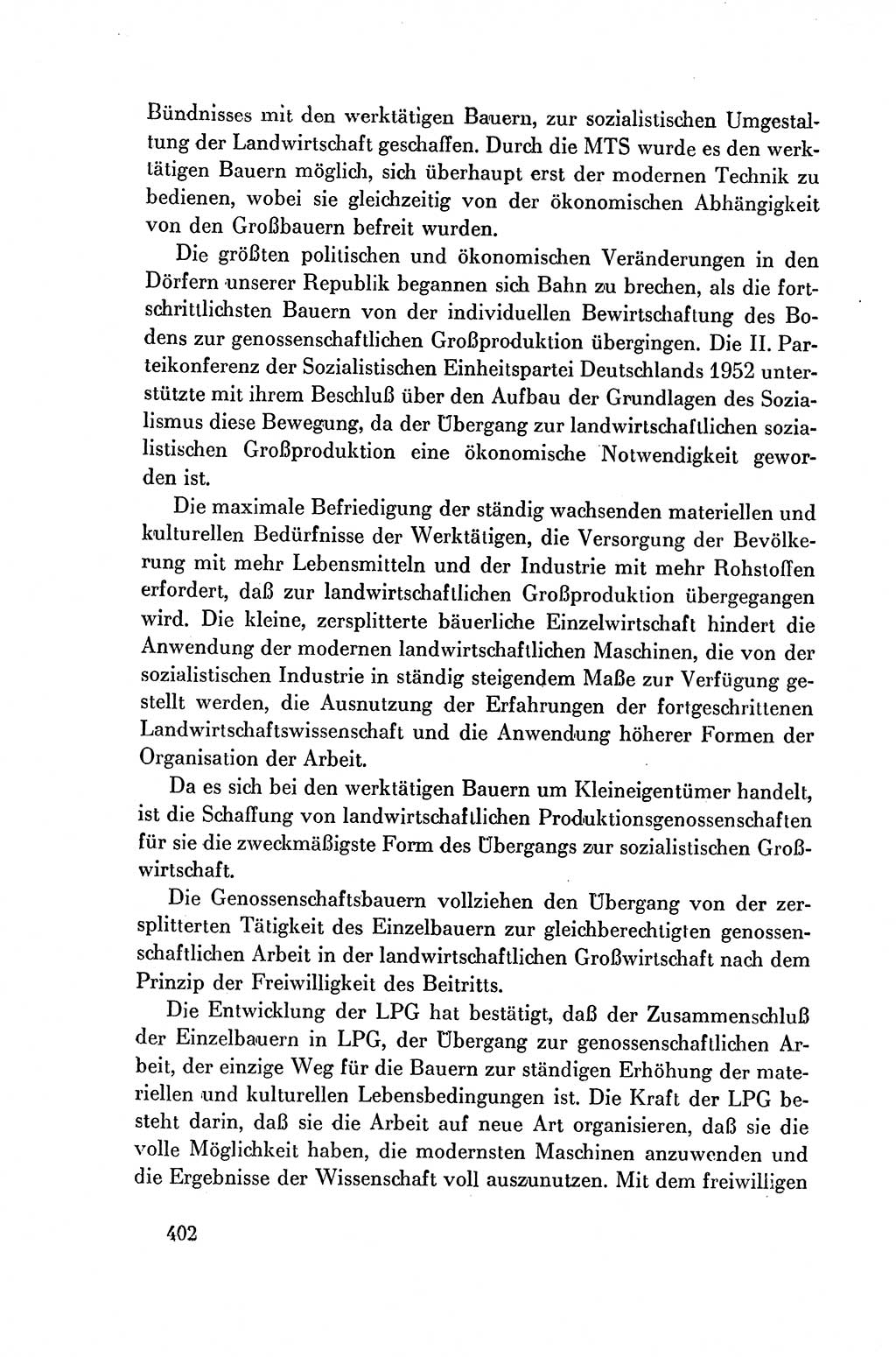 Dokumente der Sozialistischen Einheitspartei Deutschlands (SED) [Deutsche Demokratische Republik (DDR)] 1954-1955, Seite 402 (Dok. SED DDR 1954-1955, S. 402)