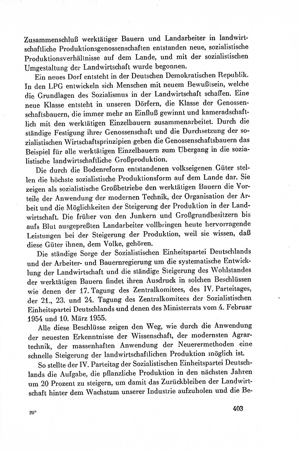 Dokumente der Sozialistischen Einheitspartei Deutschlands (SED) [Deutsche Demokratische Republik (DDR)] 1954-1955, Seite 403 (Dok. SED DDR 1954-1955, S. 403)