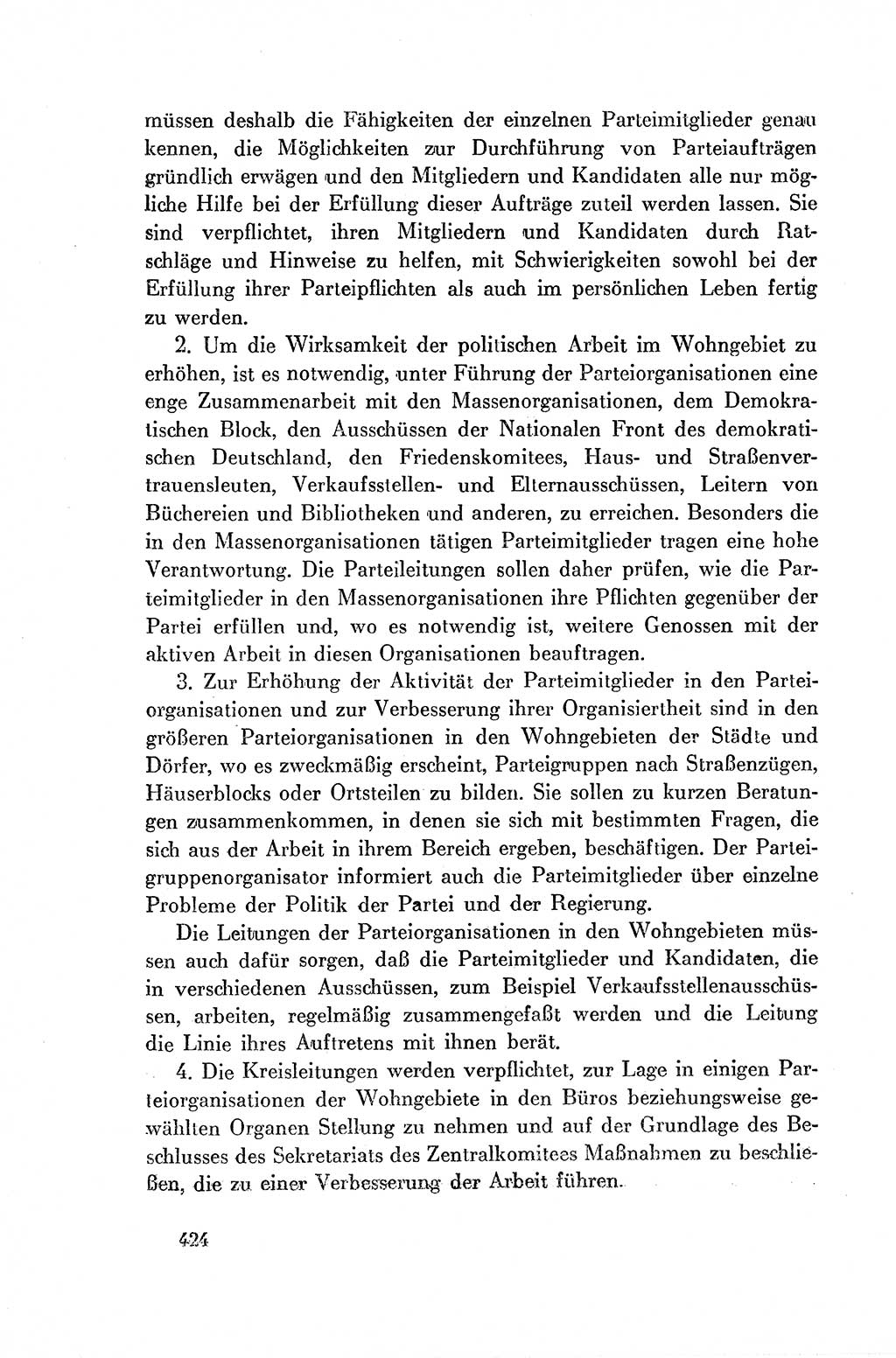 Dokumente der Sozialistischen Einheitspartei Deutschlands (SED) [Deutsche Demokratische Republik (DDR)] 1954-1955, Seite 424 (Dok. SED DDR 1954-1955, S. 424)