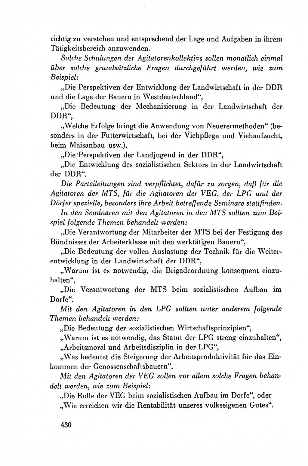 Dokumente der Sozialistischen Einheitspartei Deutschlands (SED) [Deutsche Demokratische Republik (DDR)] 1954-1955, Seite 430 (Dok. SED DDR 1954-1955, S. 430)