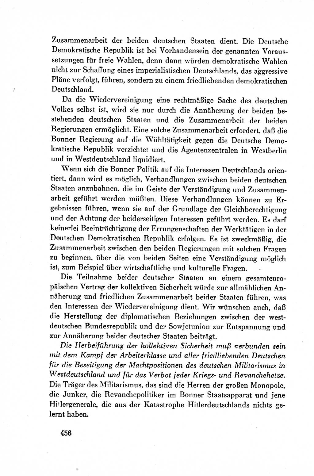 Dokumente der Sozialistischen Einheitspartei Deutschlands (SED) [Deutsche Demokratische Republik (DDR)] 1954-1955, Seite 456 (Dok. SED DDR 1954-1955, S. 456)