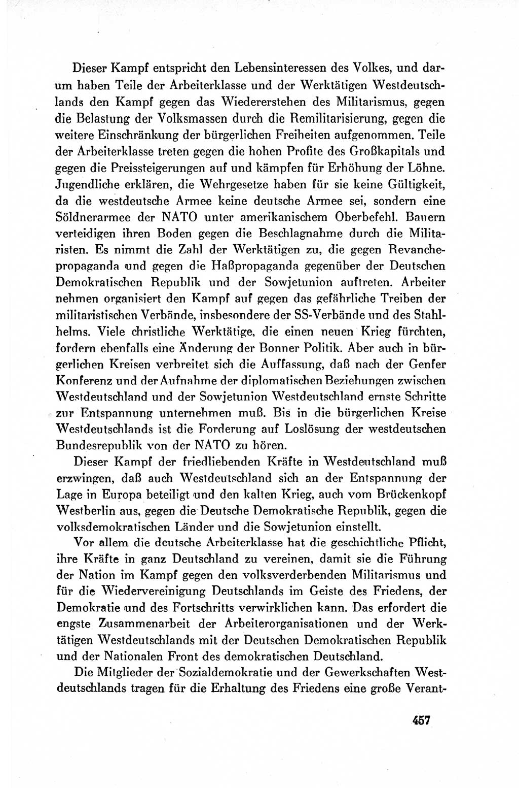 Dokumente der Sozialistischen Einheitspartei Deutschlands (SED) [Deutsche Demokratische Republik (DDR)] 1954-1955, Seite 457 (Dok. SED DDR 1954-1955, S. 457)