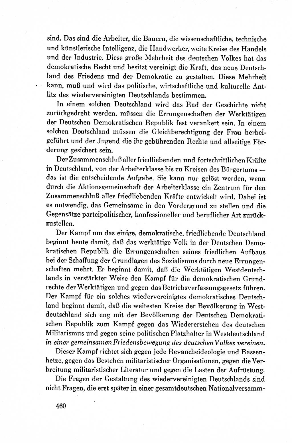 Dokumente der Sozialistischen Einheitspartei Deutschlands (SED) [Deutsche Demokratische Republik (DDR)] 1954-1955, Seite 460 (Dok. SED DDR 1954-1955, S. 460)