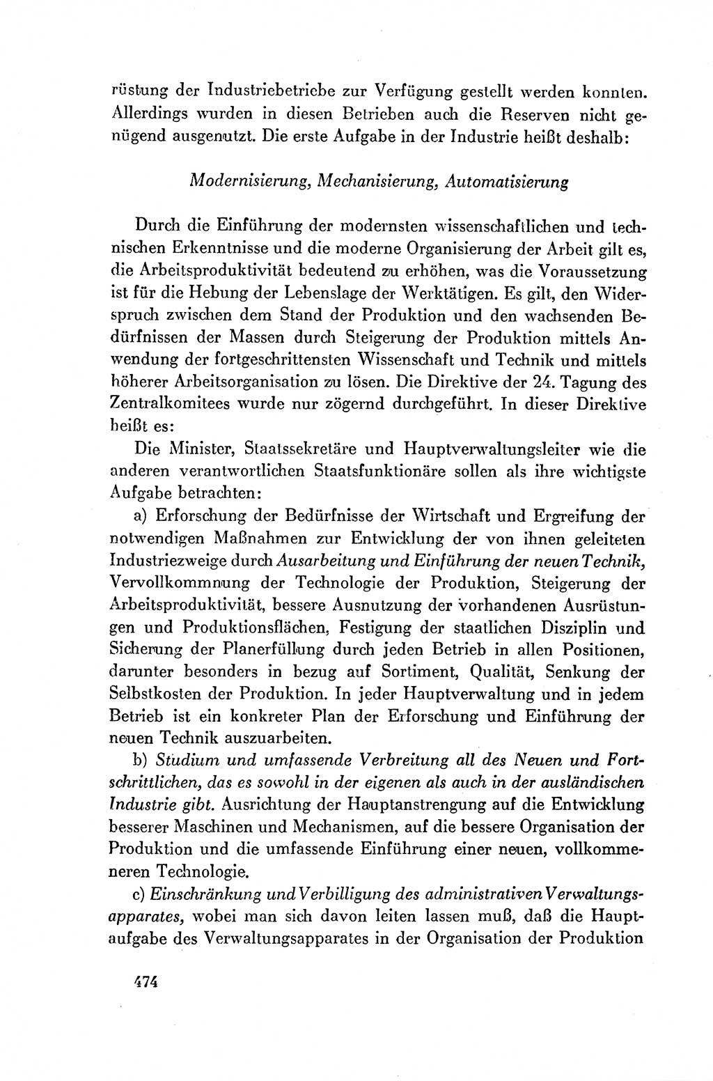 Dokumente der Sozialistischen Einheitspartei Deutschlands (SED) [Deutsche Demokratische Republik (DDR)] 1954-1955, Seite 474 (Dok. SED DDR 1954-1955, S. 474)
