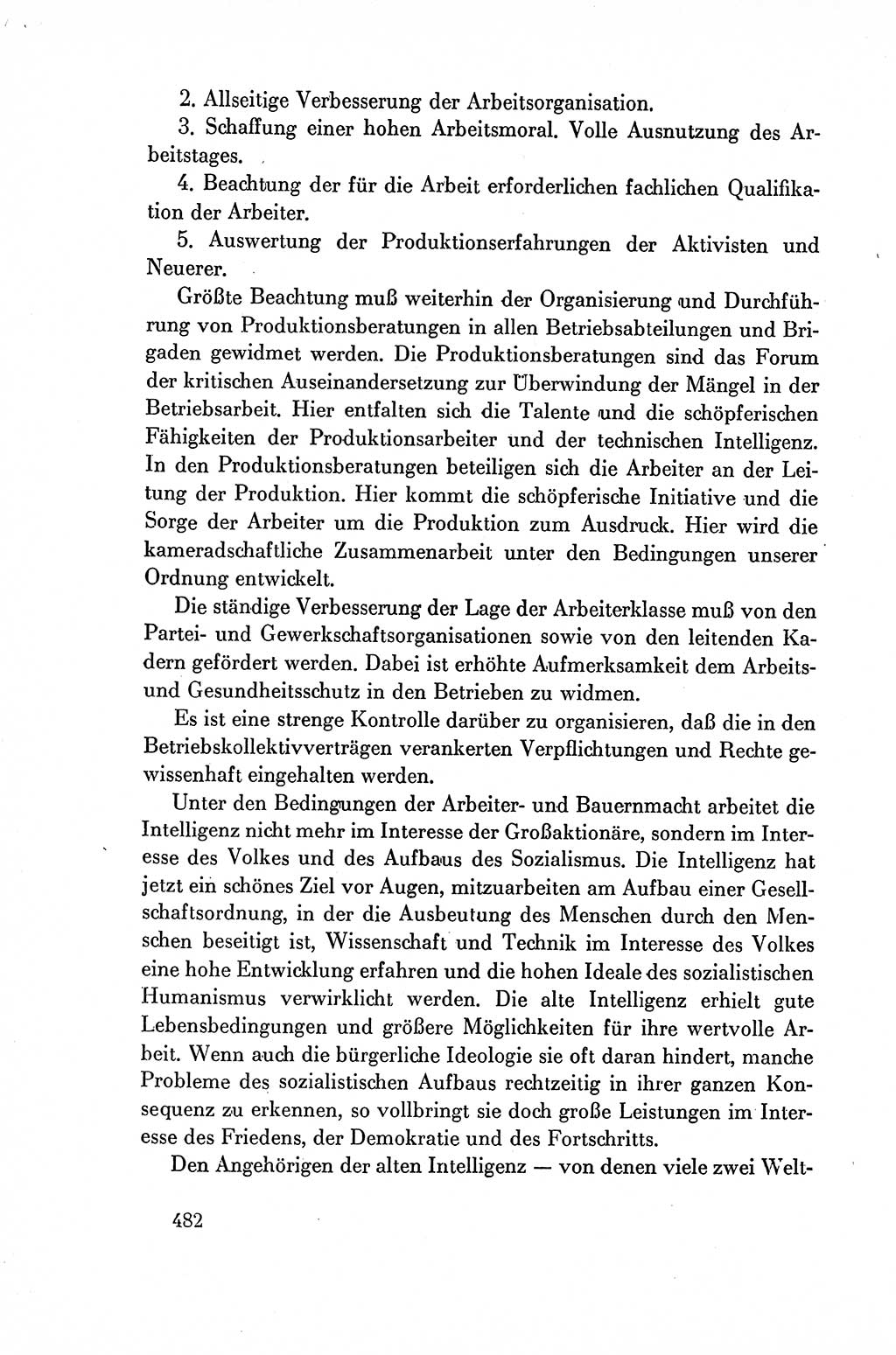Dokumente der Sozialistischen Einheitspartei Deutschlands (SED) [Deutsche Demokratische Republik (DDR)] 1954-1955, Seite 482 (Dok. SED DDR 1954-1955, S. 482)
