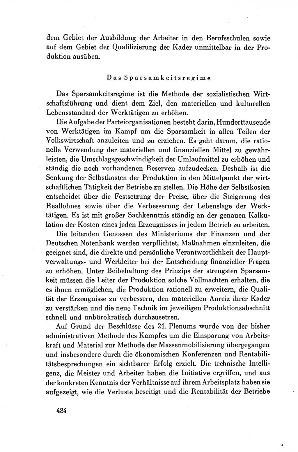 Dokumente der Sozialistischen Einheitspartei Deutschlands (SED) [Deutsche Demokratische Republik (DDR)] 1954-1955, Seite 484 (Dok. SED DDR 1954-1955, S. 484)