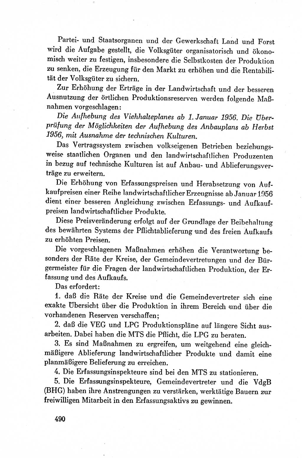 Dokumente der Sozialistischen Einheitspartei Deutschlands (SED) [Deutsche Demokratische Republik (DDR)] 1954-1955, Seite 490 (Dok. SED DDR 1954-1955, S. 490)