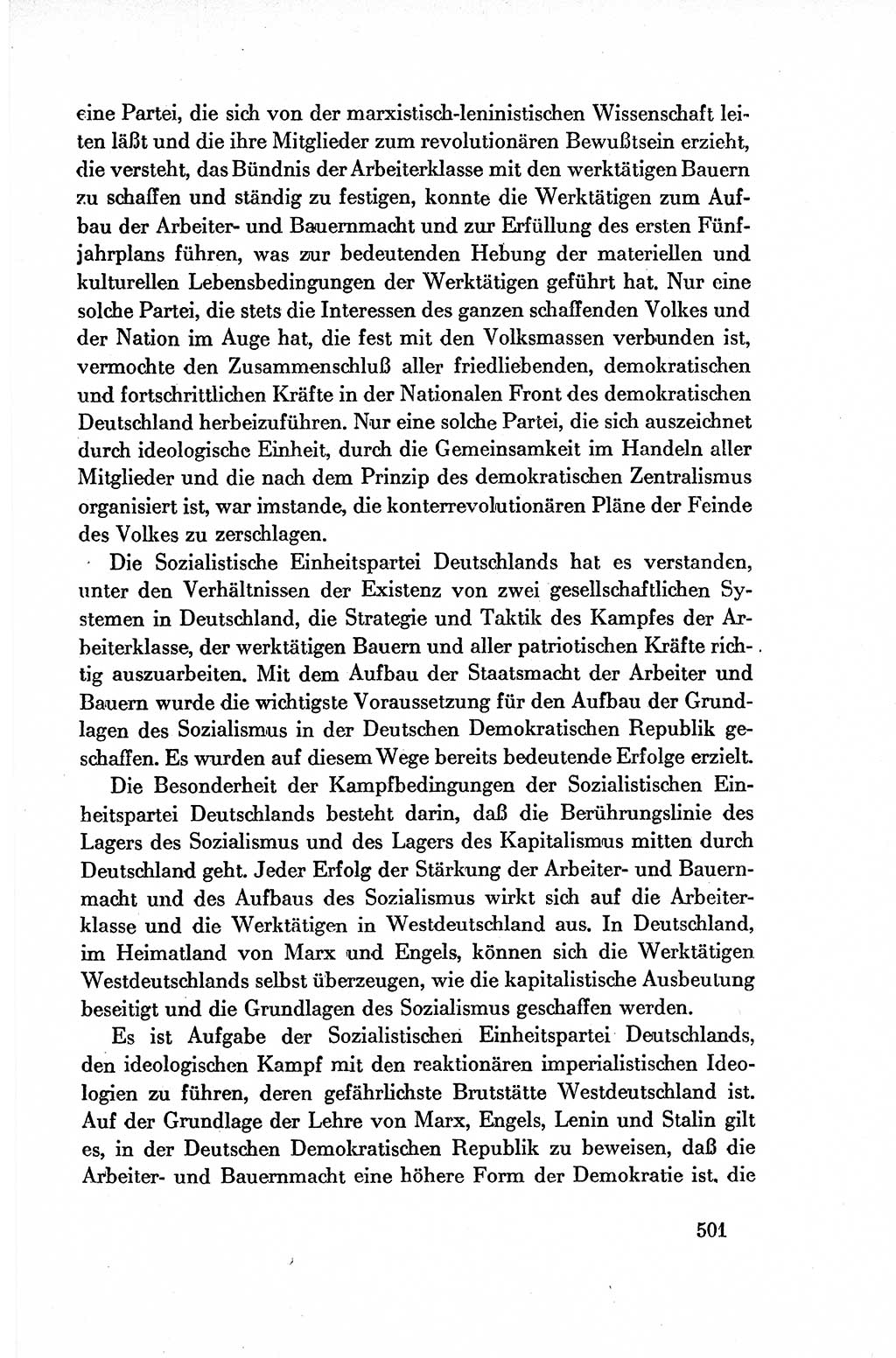 Dokumente der Sozialistischen Einheitspartei Deutschlands (SED) [Deutsche Demokratische Republik (DDR)] 1954-1955, Seite 501 (Dok. SED DDR 1954-1955, S. 501)