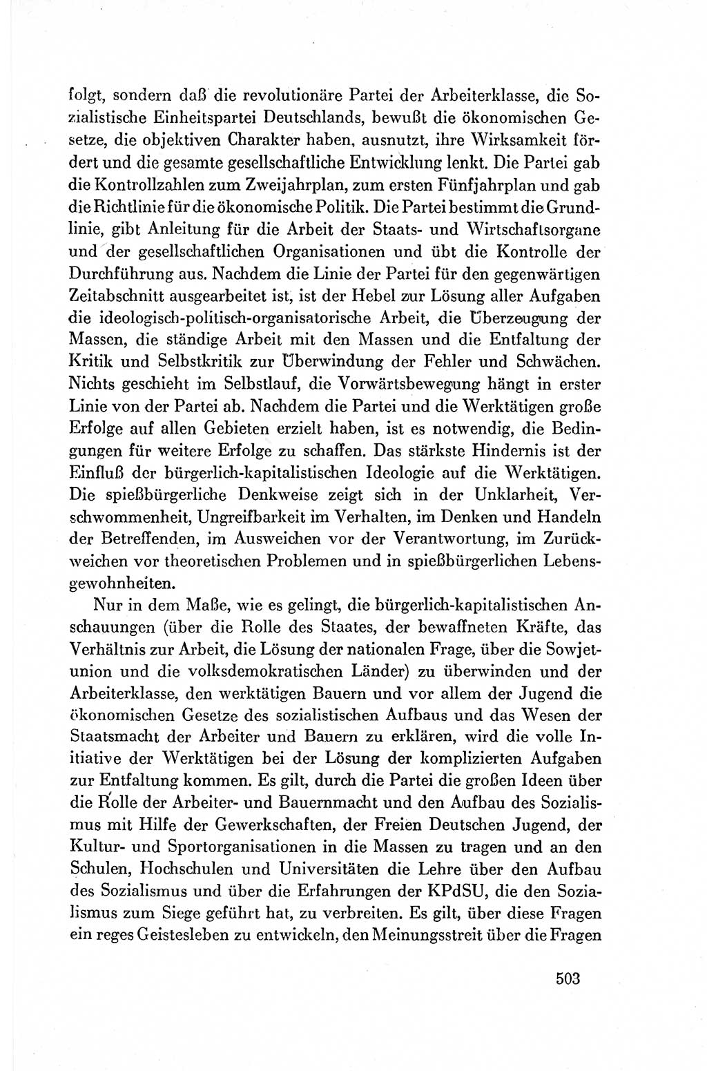 Dokumente der Sozialistischen Einheitspartei Deutschlands (SED) [Deutsche Demokratische Republik (DDR)] 1954-1955, Seite 503 (Dok. SED DDR 1954-1955, S. 503)