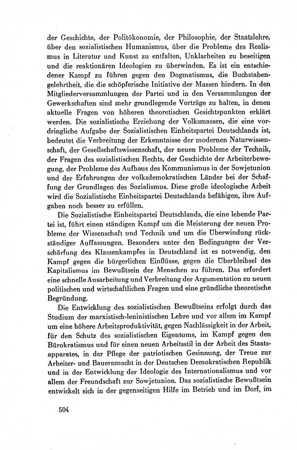 Dokumente der Sozialistischen Einheitspartei Deutschlands (SED) [Deutsche Demokratische Republik (DDR)] 1954-1955, Seite 504 (Dok. SED DDR 1954-1955, S. 504)