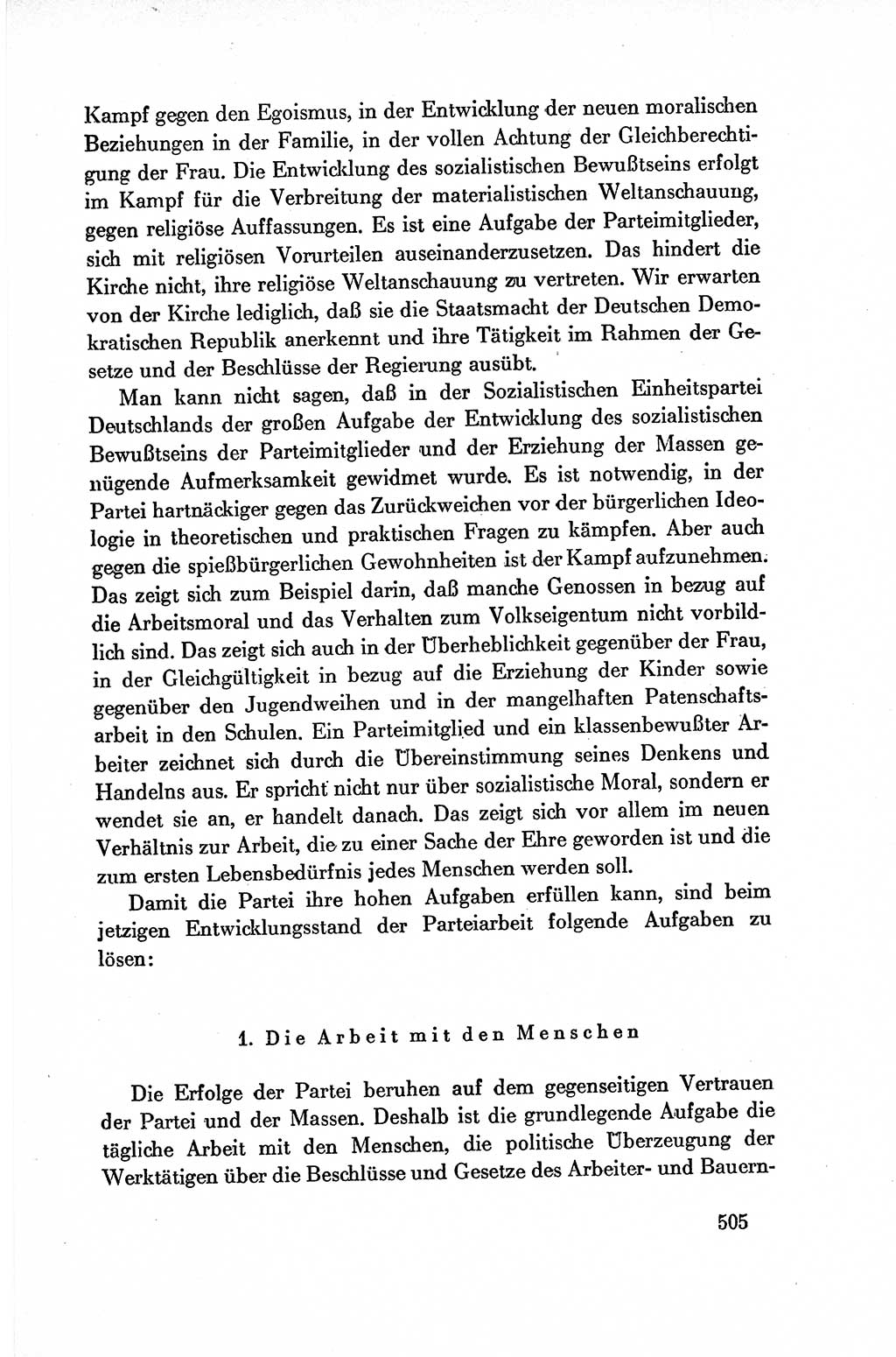 Dokumente der Sozialistischen Einheitspartei Deutschlands (SED) [Deutsche Demokratische Republik (DDR)] 1954-1955, Seite 505 (Dok. SED DDR 1954-1955, S. 505)