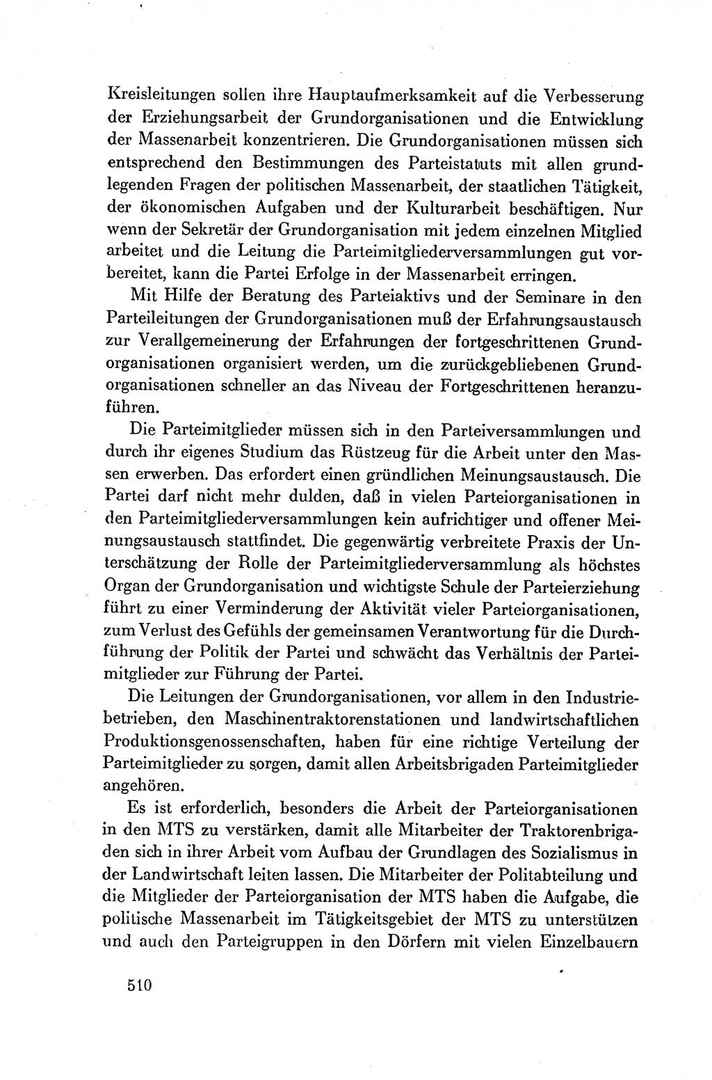 Dokumente der Sozialistischen Einheitspartei Deutschlands (SED) [Deutsche Demokratische Republik (DDR)] 1954-1955, Seite 510 (Dok. SED DDR 1954-1955, S. 510)