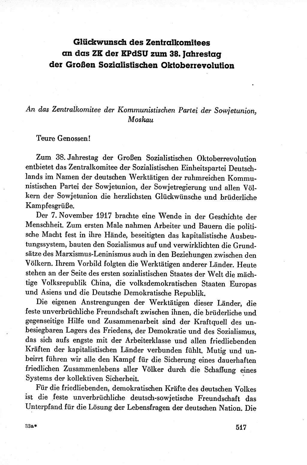 Dokumente der Sozialistischen Einheitspartei Deutschlands (SED) [Deutsche Demokratische Republik (DDR)] 1954-1955, Seite 517 (Dok. SED DDR 1954-1955, S. 517)
