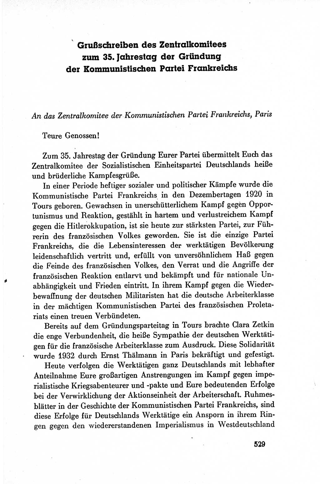 Dokumente der Sozialistischen Einheitspartei Deutschlands (SED) [Deutsche Demokratische Republik (DDR)] 1954-1955, Seite 529 (Dok. SED DDR 1954-1955, S. 529)