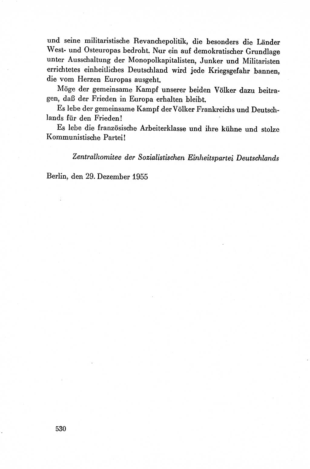 Dokumente der Sozialistischen Einheitspartei Deutschlands (SED) [Deutsche Demokratische Republik (DDR)] 1954-1955, Seite 530 (Dok. SED DDR 1954-1955, S. 530)