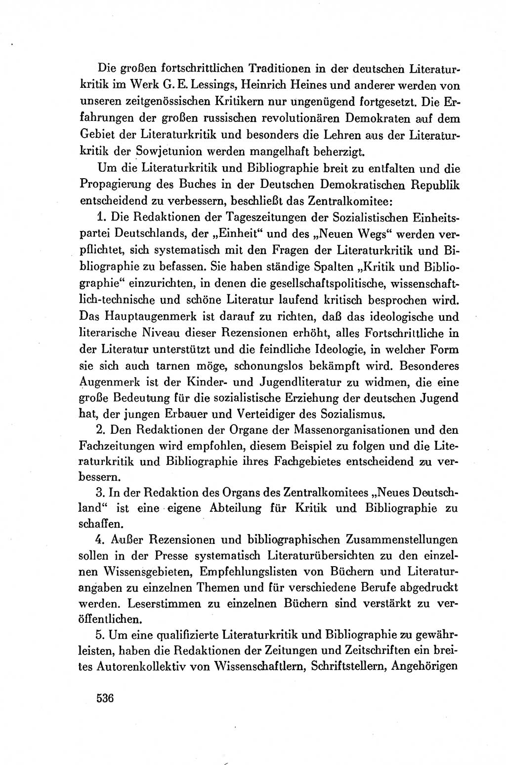 Dokumente der Sozialistischen Einheitspartei Deutschlands (SED) [Deutsche Demokratische Republik (DDR)] 1954-1955, Seite 536 (Dok. SED DDR 1954-1955, S. 536)