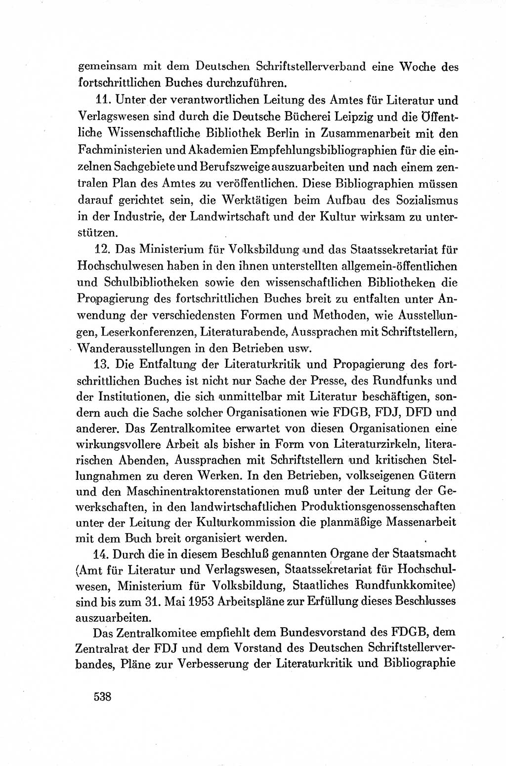 Dokumente der Sozialistischen Einheitspartei Deutschlands (SED) [Deutsche Demokratische Republik (DDR)] 1954-1955, Seite 538 (Dok. SED DDR 1954-1955, S. 538)