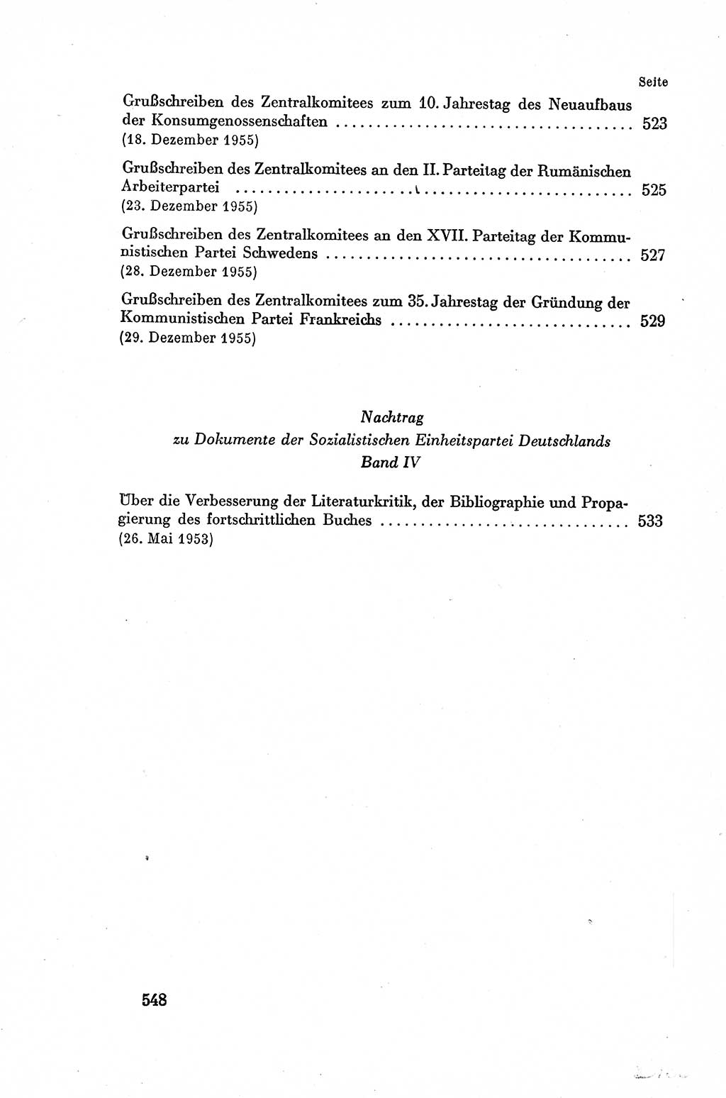 Dokumente der Sozialistischen Einheitspartei Deutschlands (SED) [Deutsche Demokratische Republik (DDR)] 1954-1955, Seite 548 (Dok. SED DDR 1954-1955, S. 548)