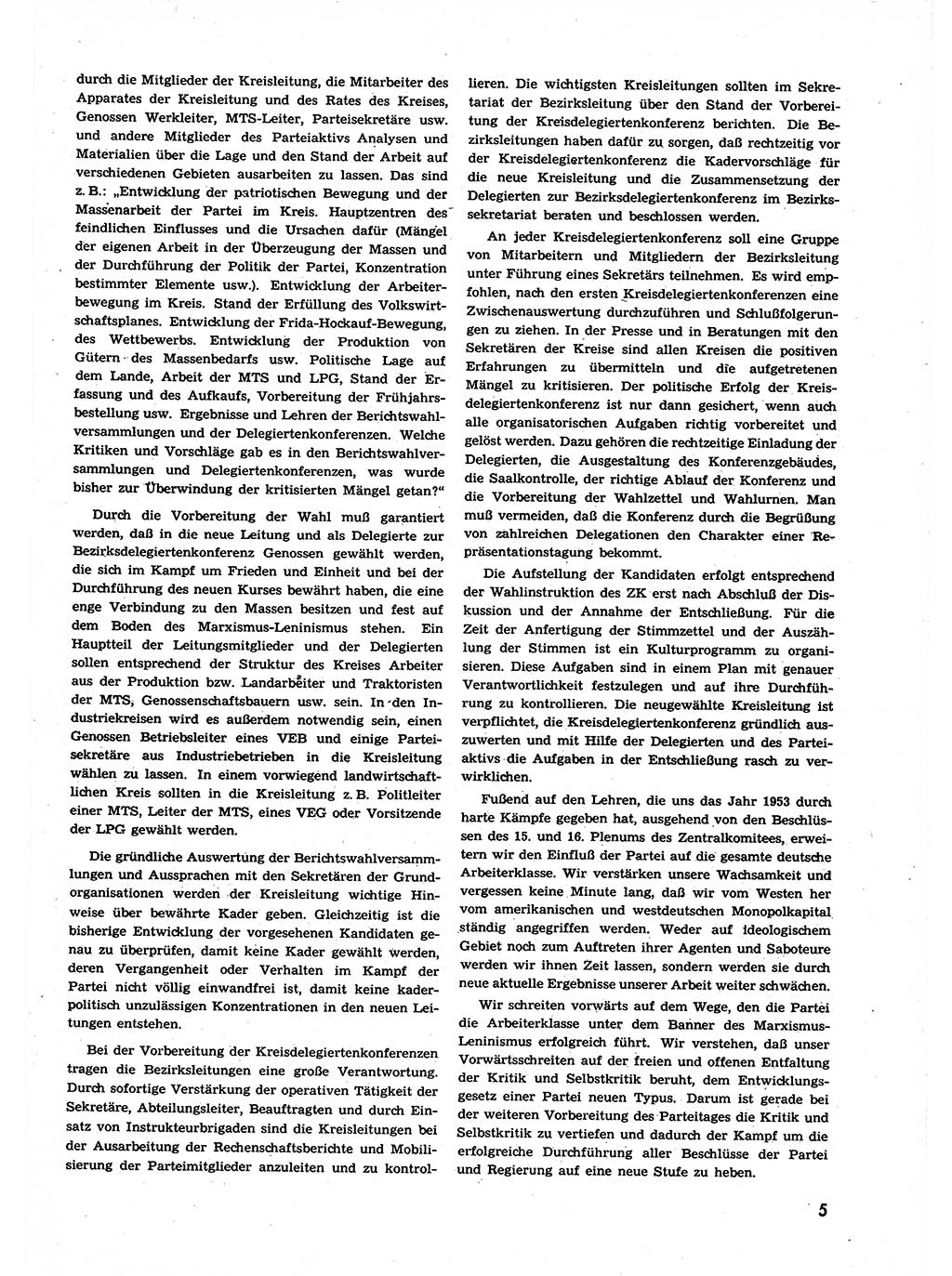 Neuer Weg (NW), Organ des Zentralkomitees (ZK) der SED (Sozialistische Einheitspartei Deutschlands) für alle Parteiarbeiter, 9. Jahrgang [Deutsche Demokratische Republik (DDR)] 1954, Heft 1/5 (NW ZK SED DDR 1954, H. 1/5)