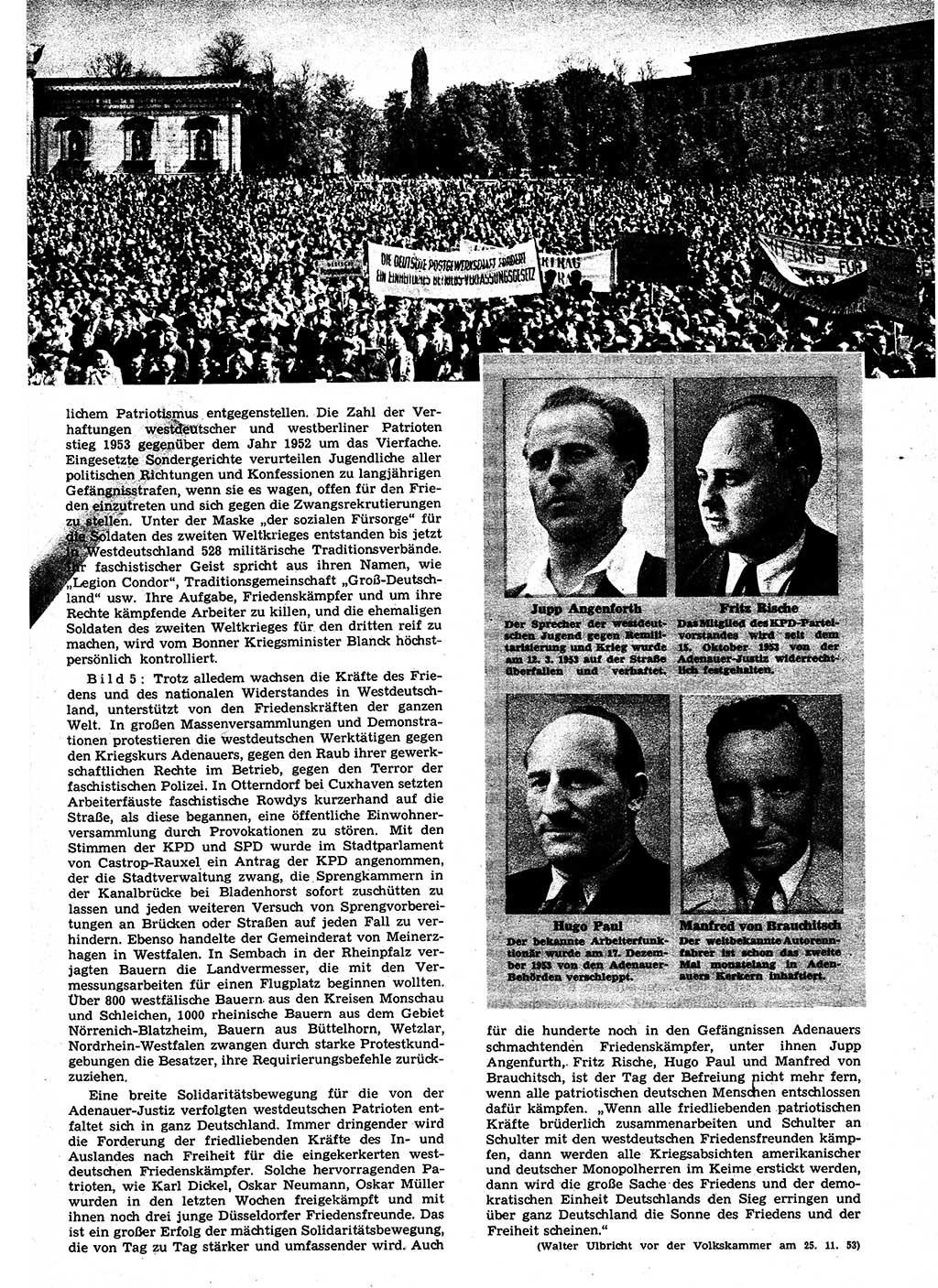 Neuer Weg (NW), Organ des Zentralkomitees (ZK) der SED (Sozialistische Einheitspartei Deutschlands) für alle Parteiarbeiter, 9. Jahrgang [Deutsche Demokratische Republik (DDR)] 1954, Heft 1/19 (NW ZK SED DDR 1954, H. 1/19)