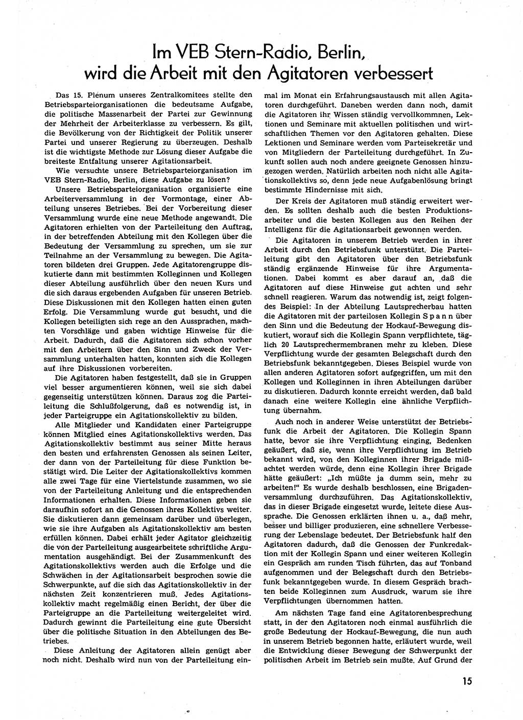 Neuer Weg (NW), Organ des Zentralkomitees (ZK) der SED (Sozialistische Einheitspartei Deutschlands) für alle Parteiarbeiter, 9. Jahrgang [Deutsche Demokratische Republik (DDR)] 1954, Heft 3/15 (NW ZK SED DDR 1954, H. 3/15)