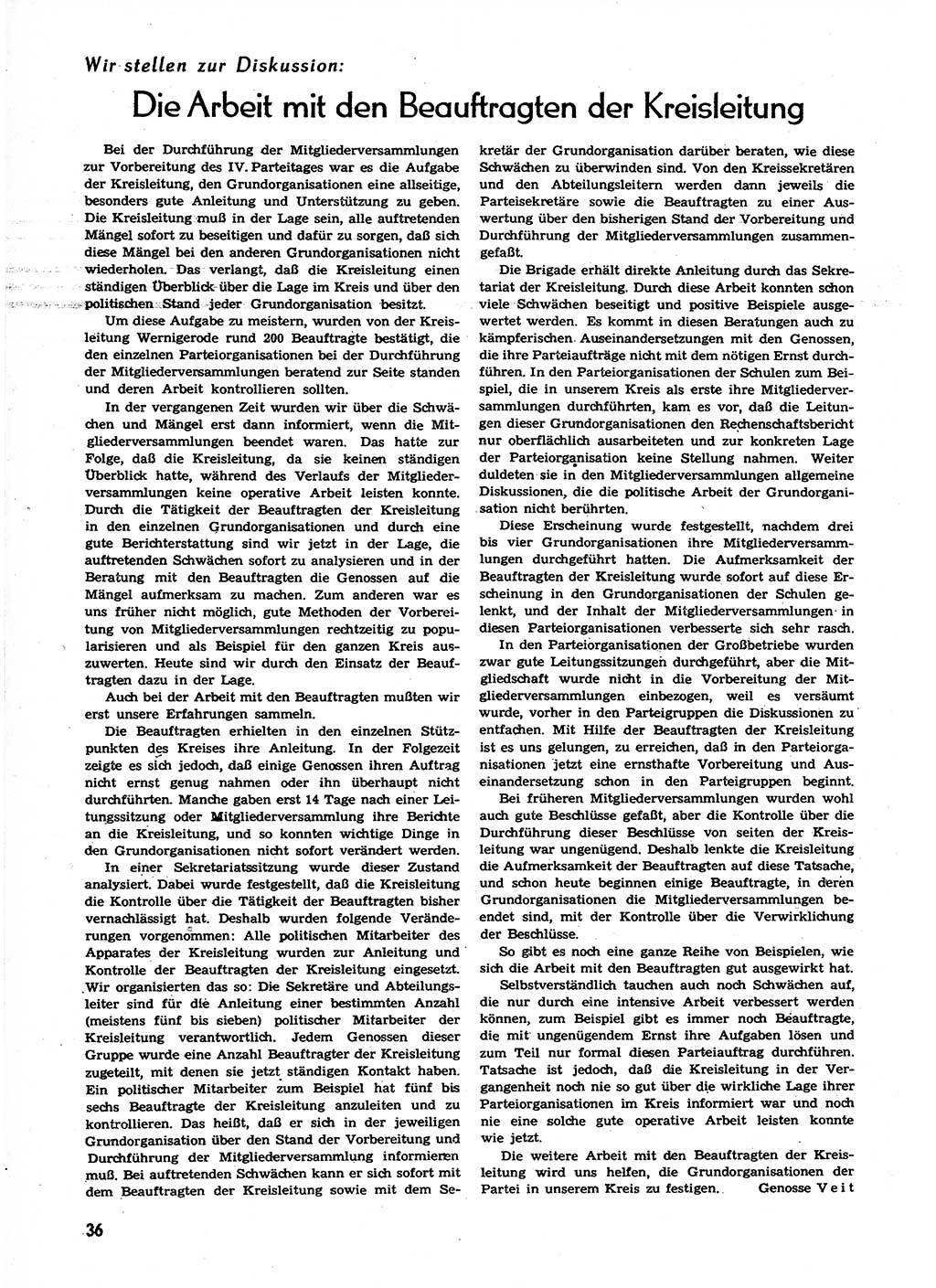 Neuer Weg (NW), Organ des Zentralkomitees (ZK) der SED (Sozialistische Einheitspartei Deutschlands) für alle Parteiarbeiter, 9. Jahrgang [Deutsche Demokratische Republik (DDR)] 1954, Heft 3/36 (NW ZK SED DDR 1954, H. 3/36)