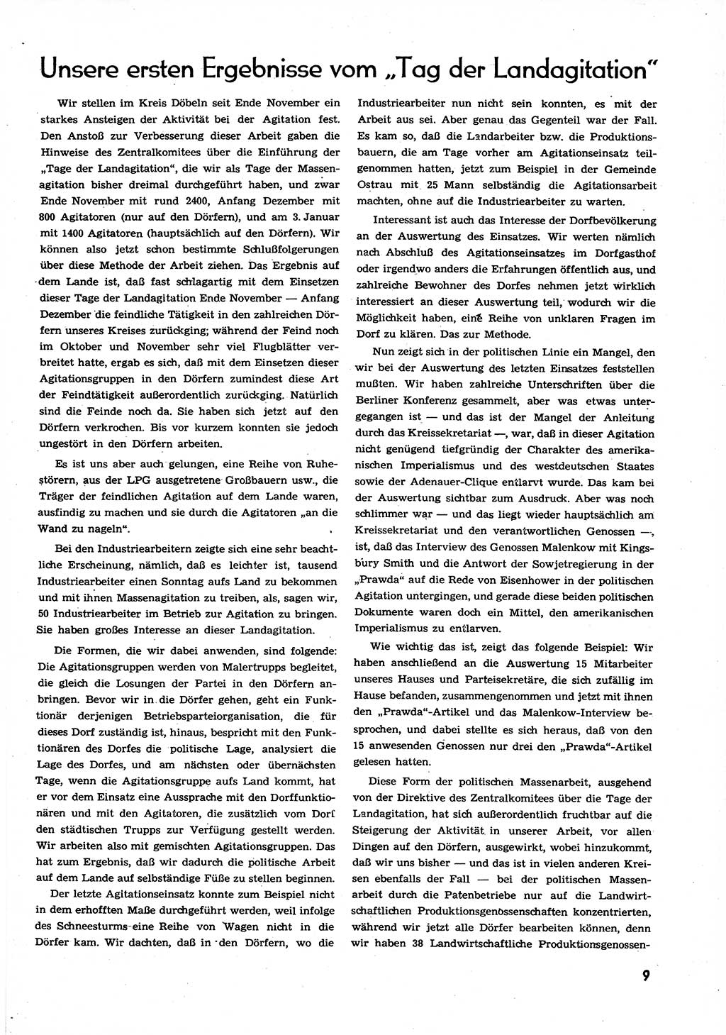 Neuer Weg (NW), Organ des Zentralkomitees (ZK) der SED (Sozialistische Einheitspartei Deutschlands) für alle Parteiarbeiter, 9. Jahrgang [Deutsche Demokratische Republik (DDR)] 1954, Heft 4/9 (NW ZK SED DDR 1954, H. 4/9)