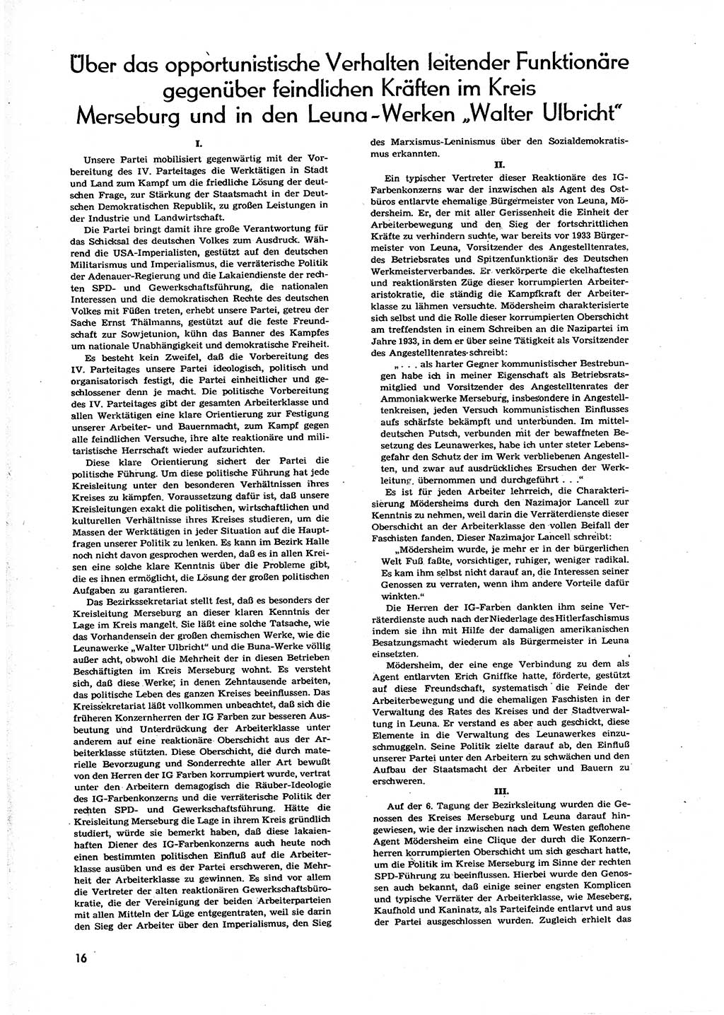 Neuer Weg (NW), Organ des Zentralkomitees (ZK) der SED (Sozialistische Einheitspartei Deutschlands) für alle Parteiarbeiter, 9. Jahrgang [Deutsche Demokratische Republik (DDR)] 1954, Heft 4/16 (NW ZK SED DDR 1954, H. 4/16)