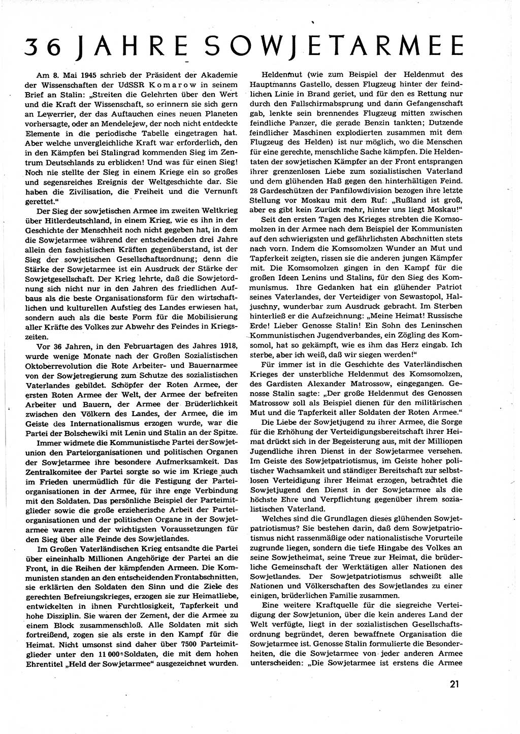 Neuer Weg (NW), Organ des Zentralkomitees (ZK) der SED (Sozialistische Einheitspartei Deutschlands) für alle Parteiarbeiter, 9. Jahrgang [Deutsche Demokratische Republik (DDR)] 1954, Heft 4/21 (NW ZK SED DDR 1954, H. 4/21)