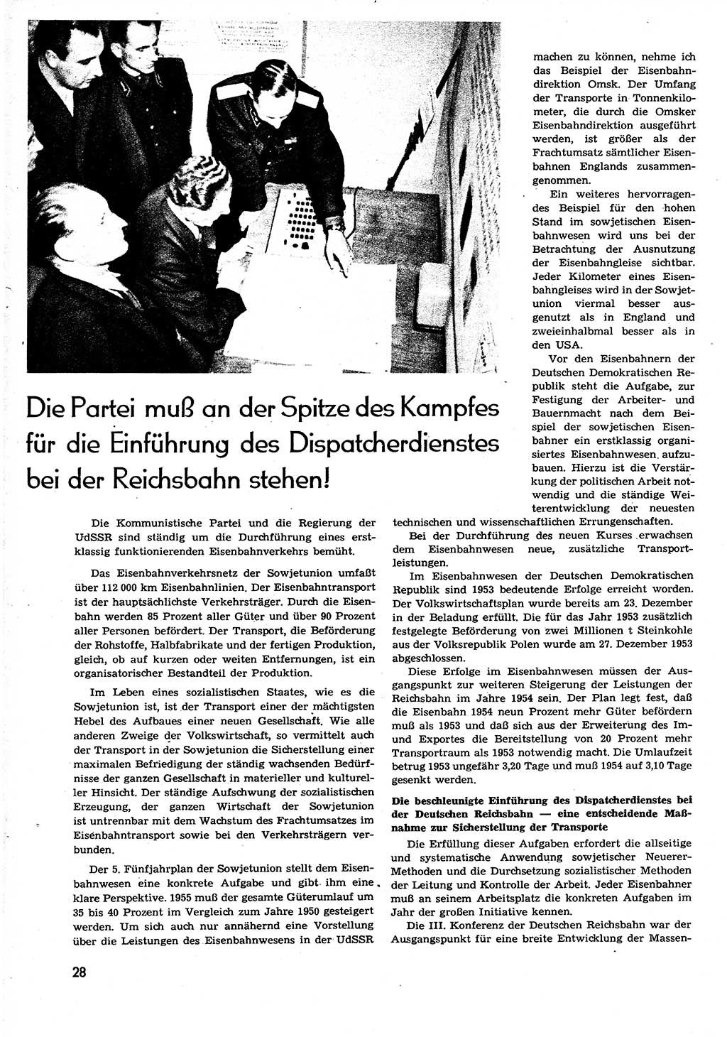 Neuer Weg (NW), Organ des Zentralkomitees (ZK) der SED (Sozialistische Einheitspartei Deutschlands) für alle Parteiarbeiter, 9. Jahrgang [Deutsche Demokratische Republik (DDR)] 1954, Heft 4/28 (NW ZK SED DDR 1954, H. 4/28)