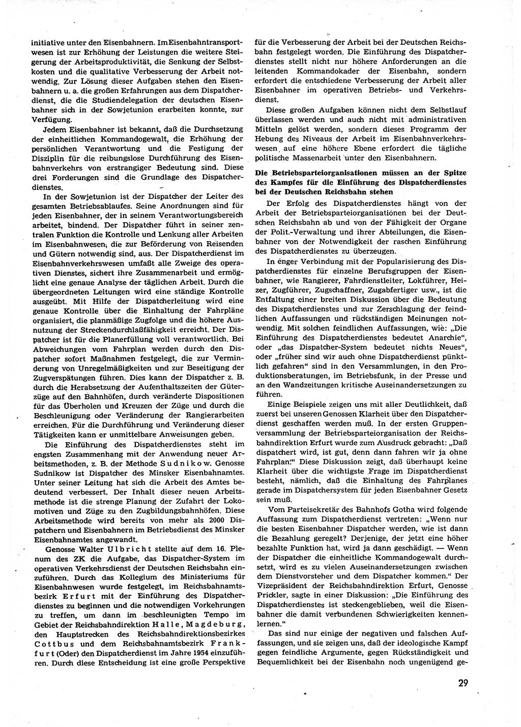 Neuer Weg (NW), Organ des Zentralkomitees (ZK) der SED (Sozialistische Einheitspartei Deutschlands) für alle Parteiarbeiter, 9. Jahrgang [Deutsche Demokratische Republik (DDR)] 1954, Heft 4/29 (NW ZK SED DDR 1954, H. 4/29)