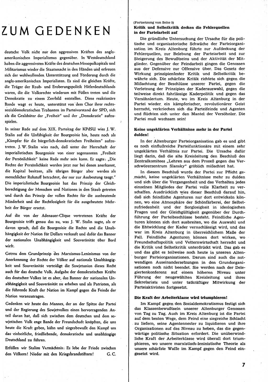 Neuer Weg (NW), Organ des Zentralkomitees (ZK) der SED (Sozialistische Einheitspartei Deutschlands) für alle Parteiarbeiter, 9. Jahrgang [Deutsche Demokratische Republik (DDR)] 1954, Heft 5/7 (NW ZK SED DDR 1954, H. 5/7)