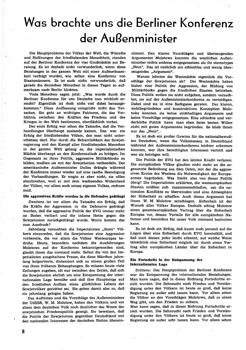 Neuer Weg (NW), Organ des Zentralkomitees (ZK) der SED (Sozialistische Einheitspartei Deutschlands) für alle Parteiarbeiter, 9. Jahrgang [Deutsche Demokratische Republik (DDR)] 1954, Heft 5/8 (NW ZK SED DDR 1954, H. 5/8)