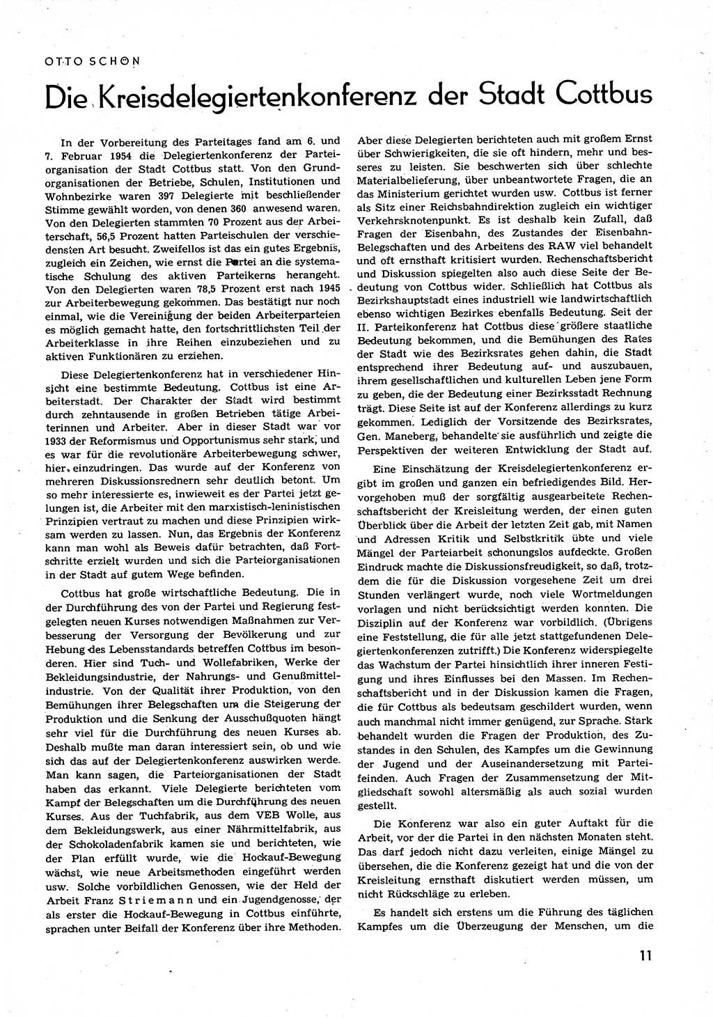 Neuer Weg (NW), Organ des Zentralkomitees (ZK) der SED (Sozialistische Einheitspartei Deutschlands) für alle Parteiarbeiter, 9. Jahrgang [Deutsche Demokratische Republik (DDR)] 1954, Heft 5/11 (NW ZK SED DDR 1954, H. 5/11)