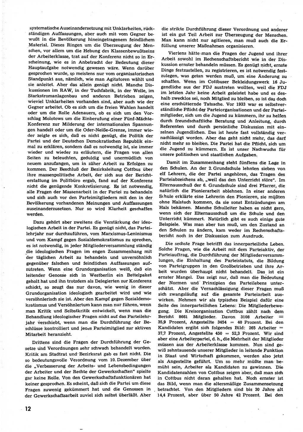 Neuer Weg (NW), Organ des Zentralkomitees (ZK) der SED (Sozialistische Einheitspartei Deutschlands) für alle Parteiarbeiter, 9. Jahrgang [Deutsche Demokratische Republik (DDR)] 1954, Heft 5/12 (NW ZK SED DDR 1954, H. 5/12)