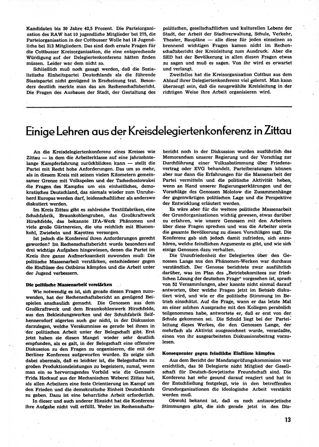 Neuer Weg (NW), Organ des Zentralkomitees (ZK) der SED (Sozialistische Einheitspartei Deutschlands) für alle Parteiarbeiter, 9. Jahrgang [Deutsche Demokratische Republik (DDR)] 1954, Heft 5/13 (NW ZK SED DDR 1954, H. 5/13)