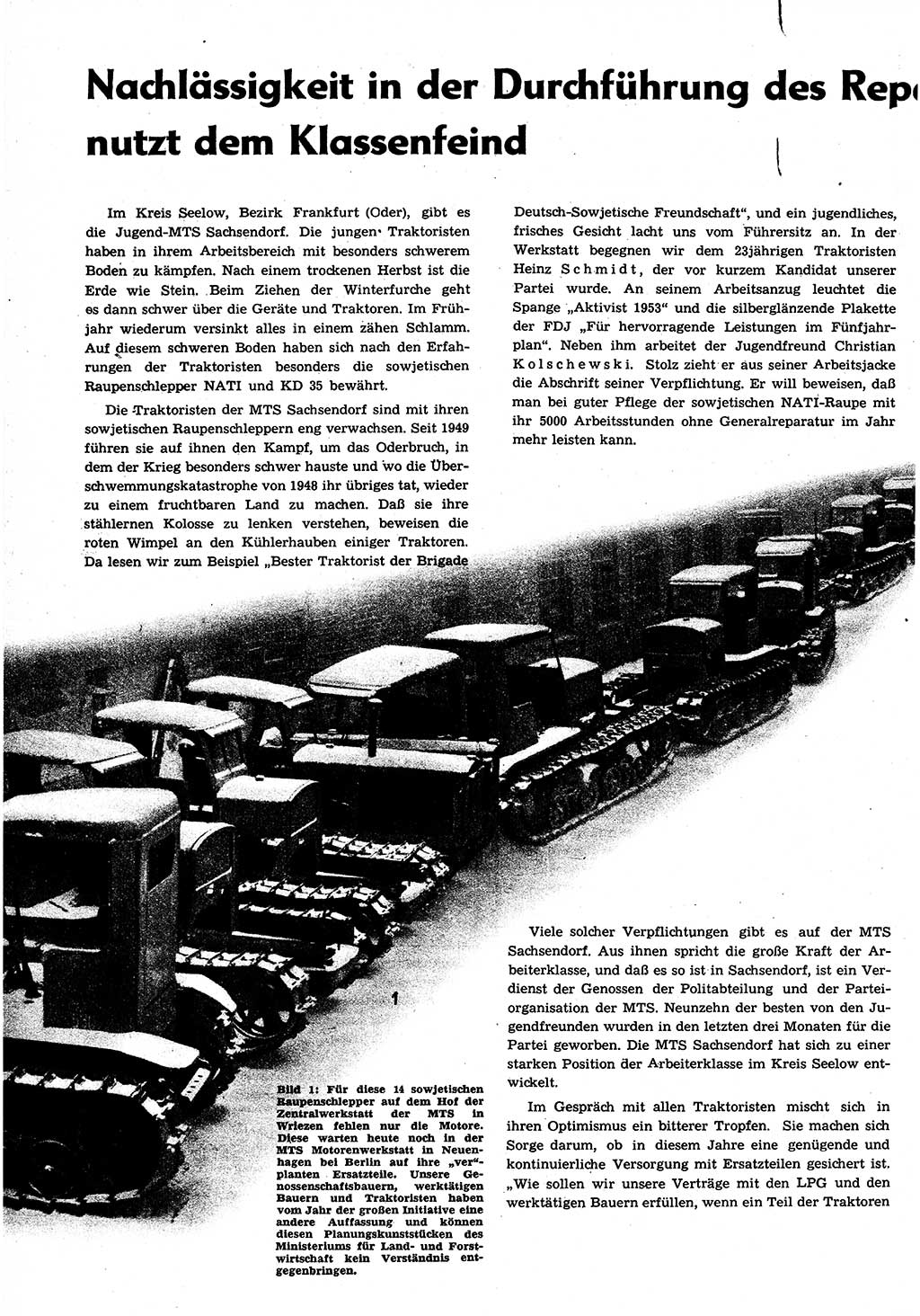 Neuer Weg (NW), Organ des Zentralkomitees (ZK) der SED (Sozialistische Einheitspartei Deutschlands) für alle Parteiarbeiter, 9. Jahrgang [Deutsche Demokratische Republik (DDR)] 1954, Heft 5/22 (NW ZK SED DDR 1954, H. 5/22)