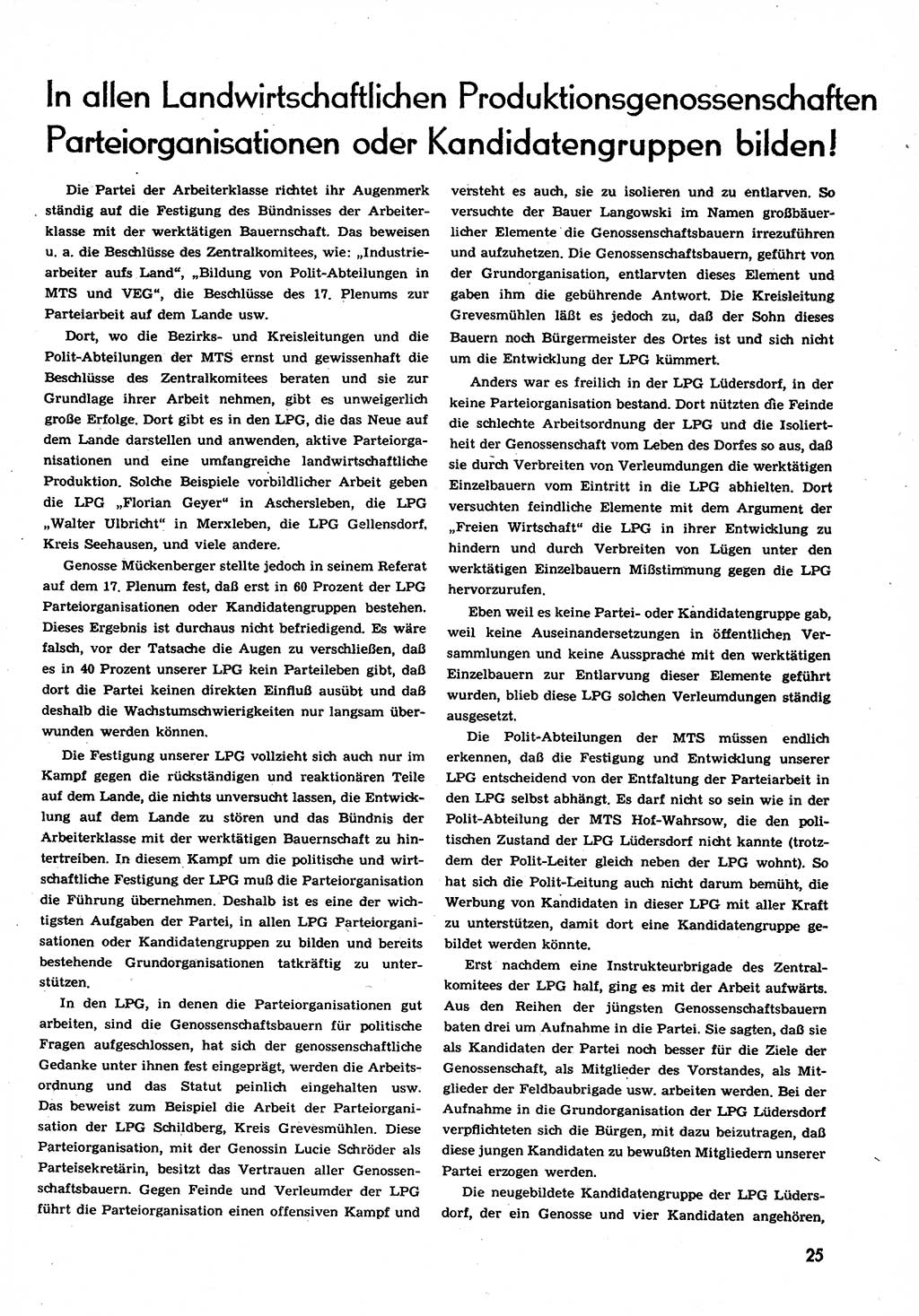 Neuer Weg (NW), Organ des Zentralkomitees (ZK) der SED (Sozialistische Einheitspartei Deutschlands) für alle Parteiarbeiter, 9. Jahrgang [Deutsche Demokratische Republik (DDR)] 1954, Heft 5/25 (NW ZK SED DDR 1954, H. 5/25)