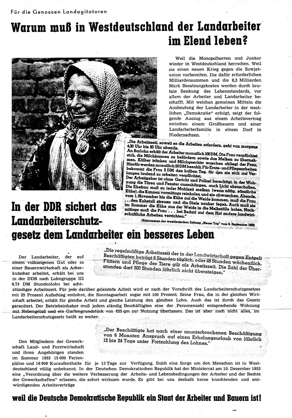 Neuer Weg (NW), Organ des Zentralkomitees (ZK) der SED (Sozialistische Einheitspartei Deutschlands) für alle Parteiarbeiter, 9. Jahrgang [Deutsche Demokratische Republik (DDR)] 1954, Heft 5/31 (NW ZK SED DDR 1954, H. 5/31)