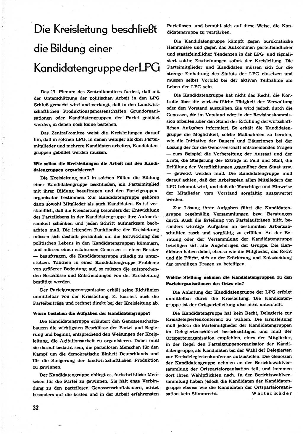 Neuer Weg (NW), Organ des Zentralkomitees (ZK) der SED (Sozialistische Einheitspartei Deutschlands) für alle Parteiarbeiter, 9. Jahrgang [Deutsche Demokratische Republik (DDR)] 1954, Heft 5/32 (NW ZK SED DDR 1954, H. 5/32)