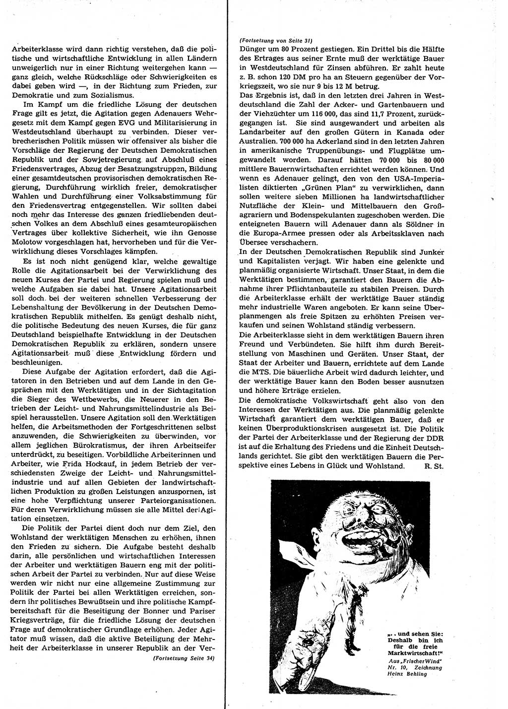 Neuer Weg (NW), Organ des Zentralkomitees (ZK) der SED (Sozialistische Einheitspartei Deutschlands) für alle Parteiarbeiter, 9. Jahrgang [Deutsche Demokratische Republik (DDR)] 1954, Heft 6/33 (NW ZK SED DDR 1954, H. 6/33)