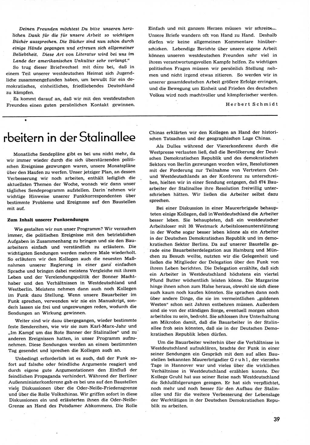 Neuer Weg (NW), Organ des Zentralkomitees (ZK) der SED (Sozialistische Einheitspartei Deutschlands) für alle Parteiarbeiter, 9. Jahrgang [Deutsche Demokratische Republik (DDR)] 1954, Heft 7/39 (NW ZK SED DDR 1954, H. 7/39)